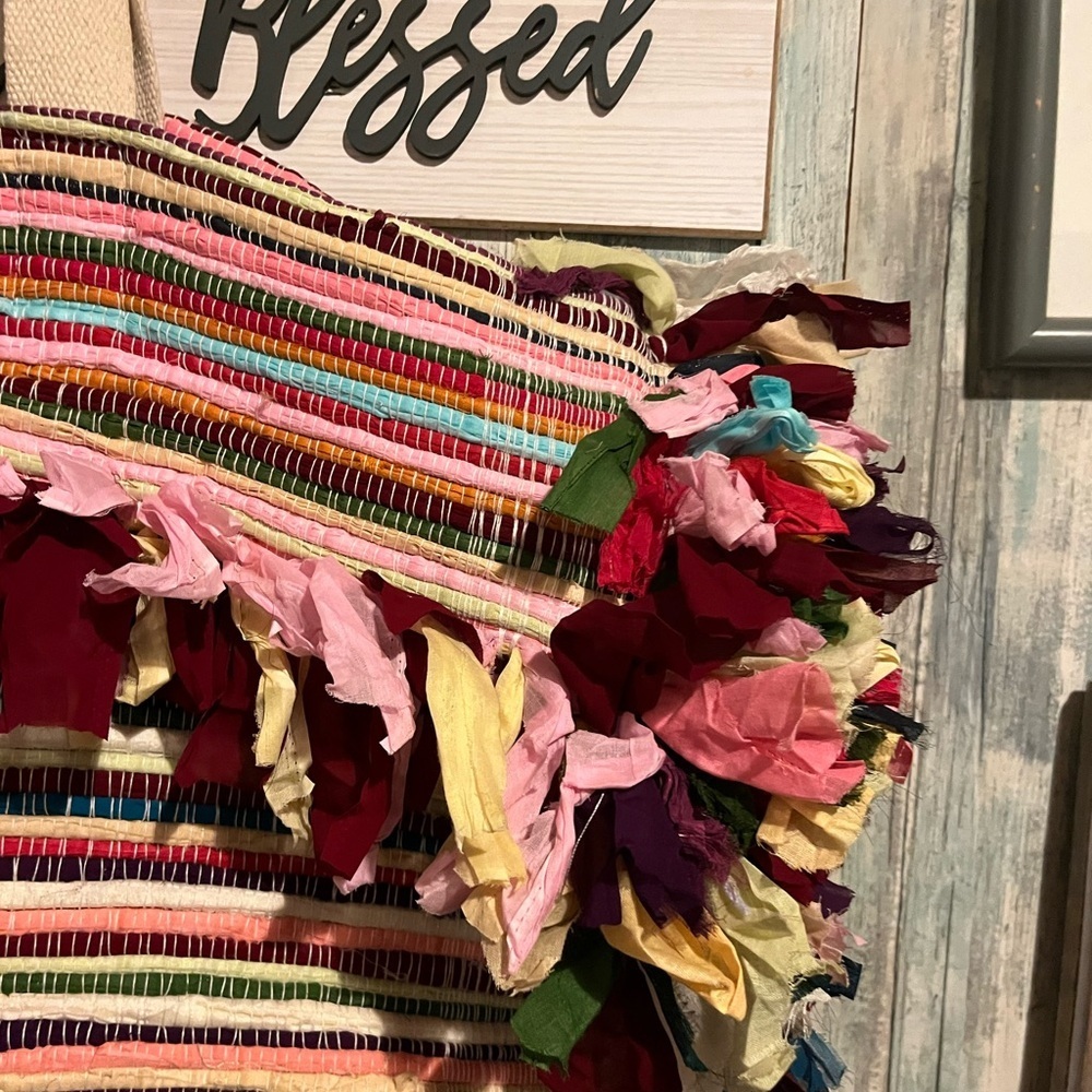 Raj for Anthropologie Colorful Guatemala Tote XL - Picture 8 of 8